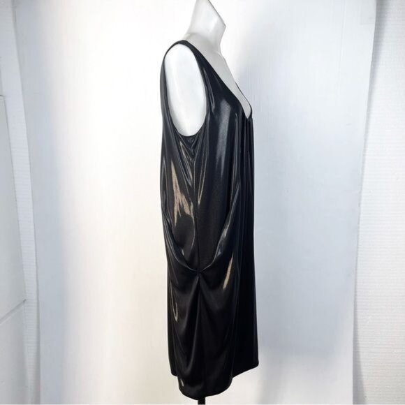 Diane von Furstenberg LESLEY Liquid Metal black Dress Seen on Katherine Heigl 12 - Picture 4 of 9